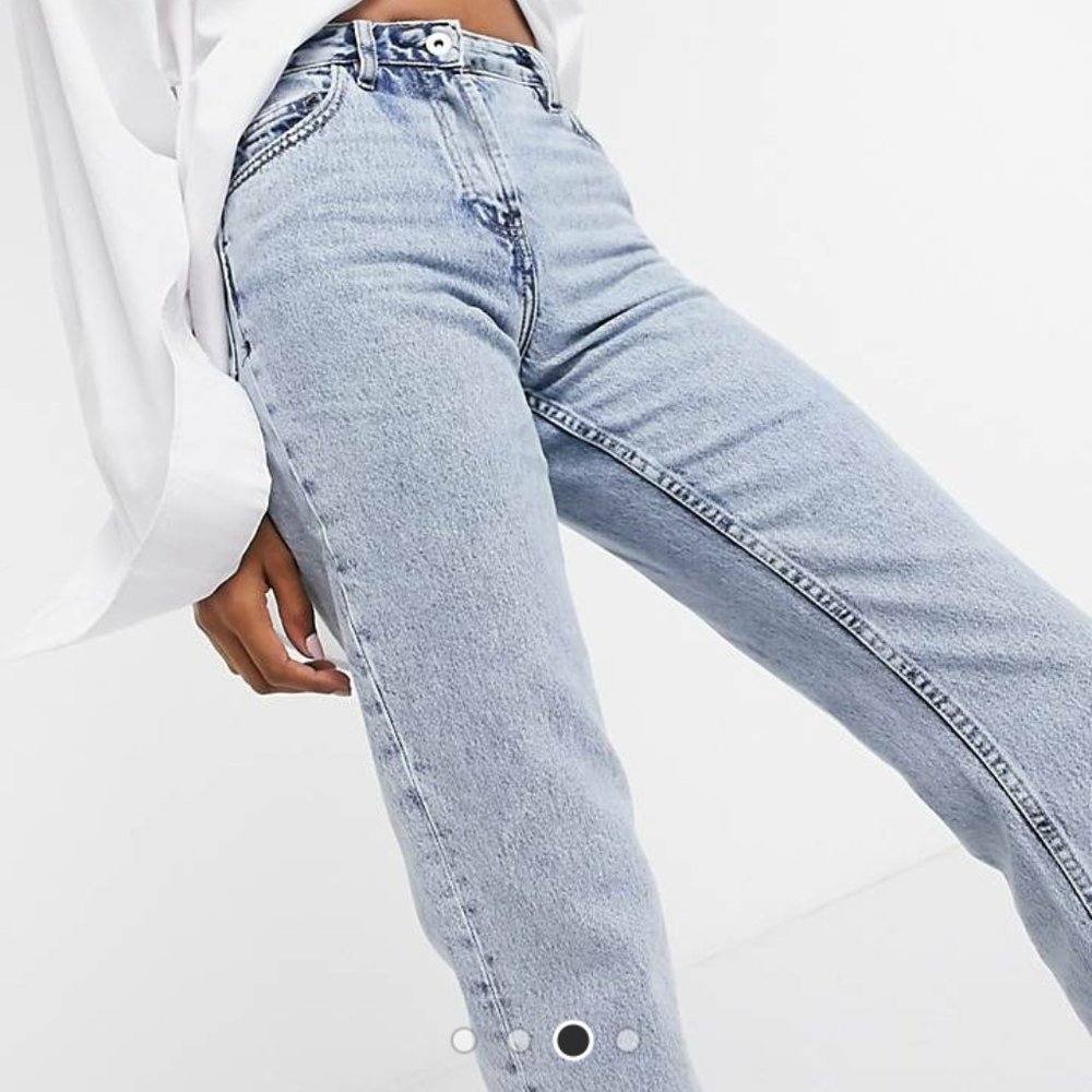 NWOT ASOS Collusion Straight Leg Light Wash Jeans